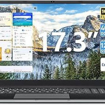SGIN Laptops with Win 11 Home, 17.3 Inch Laptop